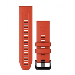 Quickfit Watch Band Garmin 26MM Fenix 7X - Flame Red Silicone 
